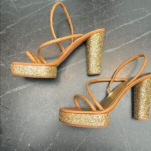 Marc Jacobs platform glitter sandals - size 41